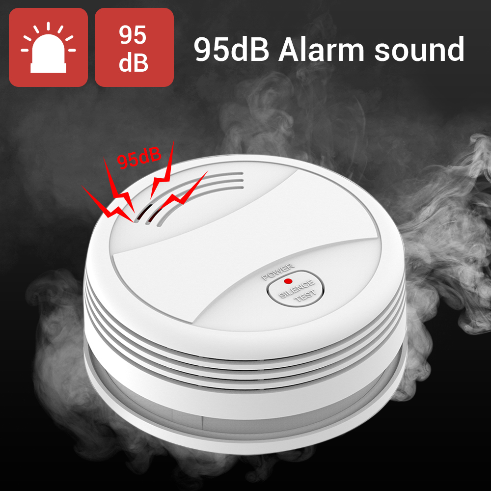 WIFI graffiti smart smoke alarm network smoke detector APP mobile phone alarm